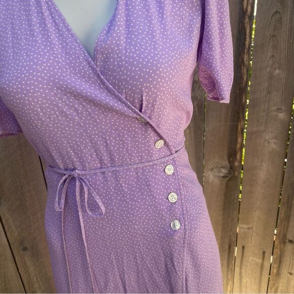 Rouje Gabin midi dress in Purple - Picture 10 of 15